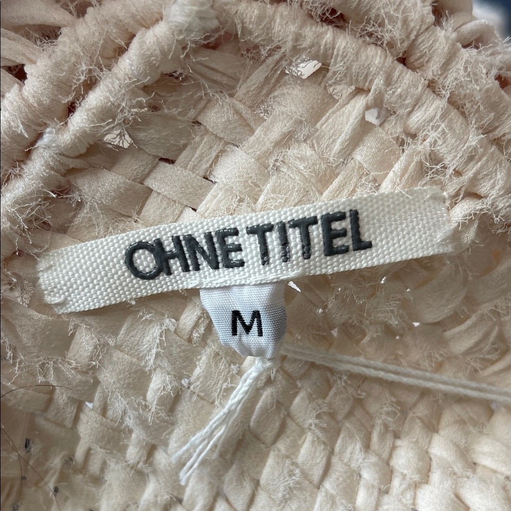 Ohne Titel Cream Macramé Mini Dress - Picture 2 of 10